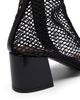 Alaïa Women's 55MM Fishnet Ankle Booties - 5