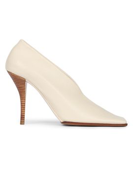 Alaïa Women's 90MM Leather Square-Toe Pumps