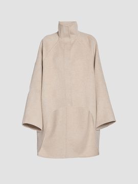 Alaïa Women's Asymmetric Double-Faced Cashmere Coat