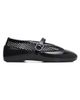 Alaïa Women's Ballerina Fishnet Rubber Flats - 1