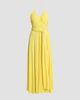 Alaïa Women's Cross Fluid Jersey Maxi Dress - 1