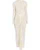 Alaïa Women's Embellished Draped Long-Sleeve Jersey Dress - 1