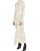Alaïa Women's Embellished Draped Long-Sleeve Jersey Dress - 2