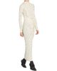 Alaïa Women's Embellished Draped Long-Sleeve Jersey Dress - 4