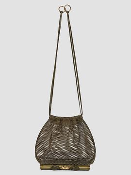 Alaïa Women's Fishnet Bucket Bag