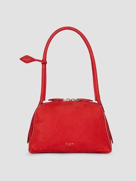 Alaïa Women's Le Bouledogue Small Nubuck Bowling Bag
