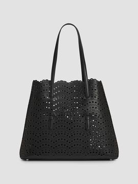 Alaïa Women's Mina Large Eyelet Leather Tote Bag