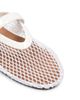 Alaïa Women's Open-Knit Fishnet Flat Mules - 5