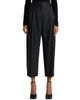 Alaïa Women's Pleated Wool Crop Tailored Pants - 3