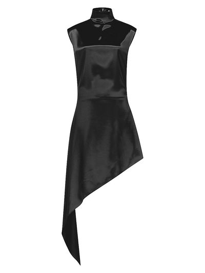 Alaïa Women's Pointed Satin Minidress