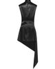 Alaïa Women's Pointed Satin Minidress - 2