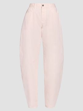 Alaïa Women's Tinted Denim Round Pants