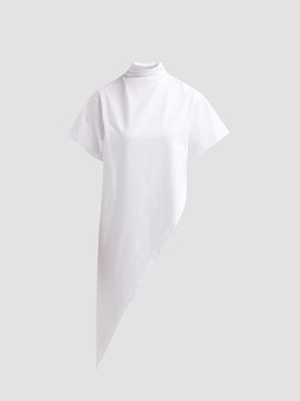 Alaïa Women's Triangle Cotton Jersey T-Shirt