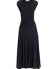 Alaïa Women's V Sculpt Pleated Wool Midi-Dress - 1