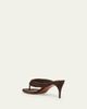 ALAIA 55mm Padded Suede Thong Sandals - 2