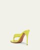 ALAIA 90mm Padded Satin Thong Sandals - 2
