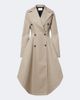 Alaia Alaïa Asymmetric cotton poplin coat - 1