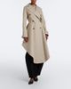 Alaia Alaïa Asymmetric cotton poplin coat - 2