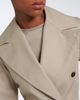 Alaia Alaïa Asymmetric cotton poplin coat - 3