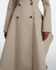 Alaia Alaïa Asymmetric cotton poplin coat - 4