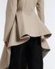 Alaia Alaïa Asymmetric cotton poplin coat - 7