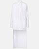 Alaia AlaÃ¯a Asymmetric cotton poplin shirt - 1