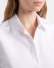 Alaia AlaÃ¯a Asymmetric cotton poplin shirt - 3