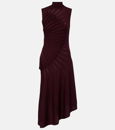 alaia asymmetric dress Alaïa asymmetric fluid jersey dress