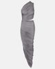 Alaia Alaïa Asymmetric ruched jersey maxi dress - 1
