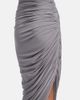 Alaia Alaïa Asymmetric ruched jersey maxi dress - 6