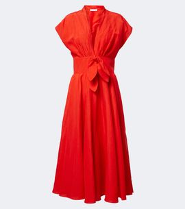 Alaia Alaïa Belted midi dress