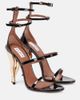 Alaia AlaÃ¯a Cabaret patent leather sandals - 1