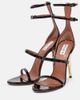 Alaia AlaÃ¯a Cabaret patent leather sandals - 5