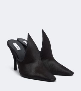Alaia Alaïa Calf hair mules