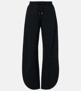 Alaia AlaÃ¯a Cotton fleece sweatpants
