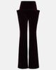 Alaia Alaïa Cotton velvet straight pants - 1