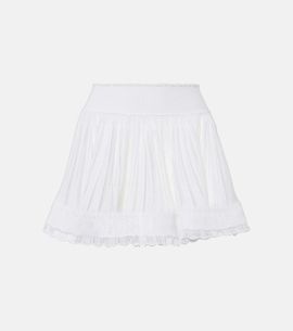 Alaia AlaÃ¯a Crinoline pleated shorts