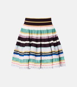 Alaia AlaÃ¯a Crinoline striped miniskirt