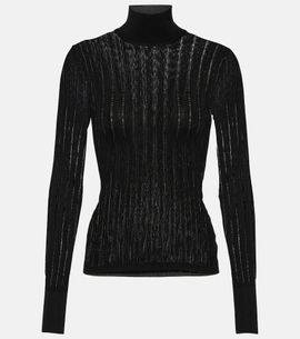 Alaia Alaïa Crinoline turtleneck sweater