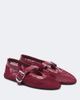 Alaia Alaïa Croc-effect fishnet ballet flats - 1