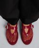 Alaia Alaïa Croc-effect fishnet ballet flats - 3