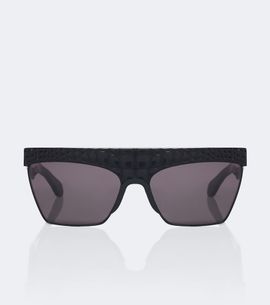 Alaia Alaïa Croc-effect flat-top sunglasses