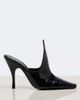 Alaia Alaïa Croc-effect leather mules - 6