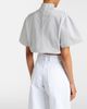 Alaia AlaÃ¯a Cropped cotton jersey T-shirt - 5