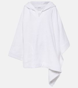 Alaia Alaïa Cropped cotton terry hoodie