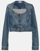 Alaia Alaïa Cropped denim jacket - 1