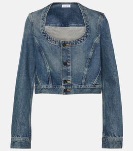 Alaia Alaïa Cropped denim jacket