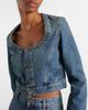 Alaia Alaïa Cropped denim jacket - 4