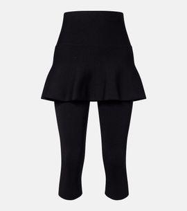 Alaia AlaÃ¯a Cropped peplum leggings