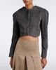 Alaia Alaïa Cropped suede jacket - 2